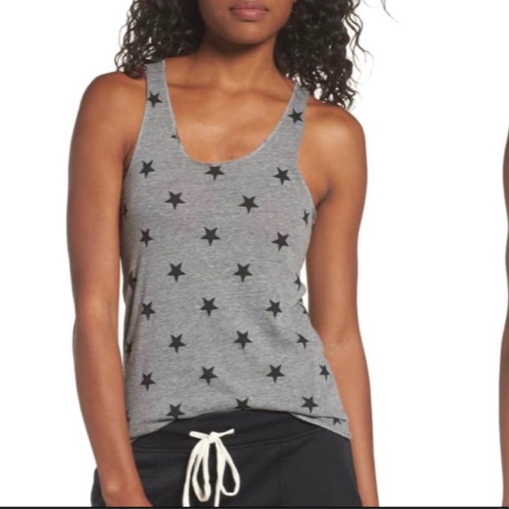 2/$20 Alternative Apparel Eco Gray Stars Tank